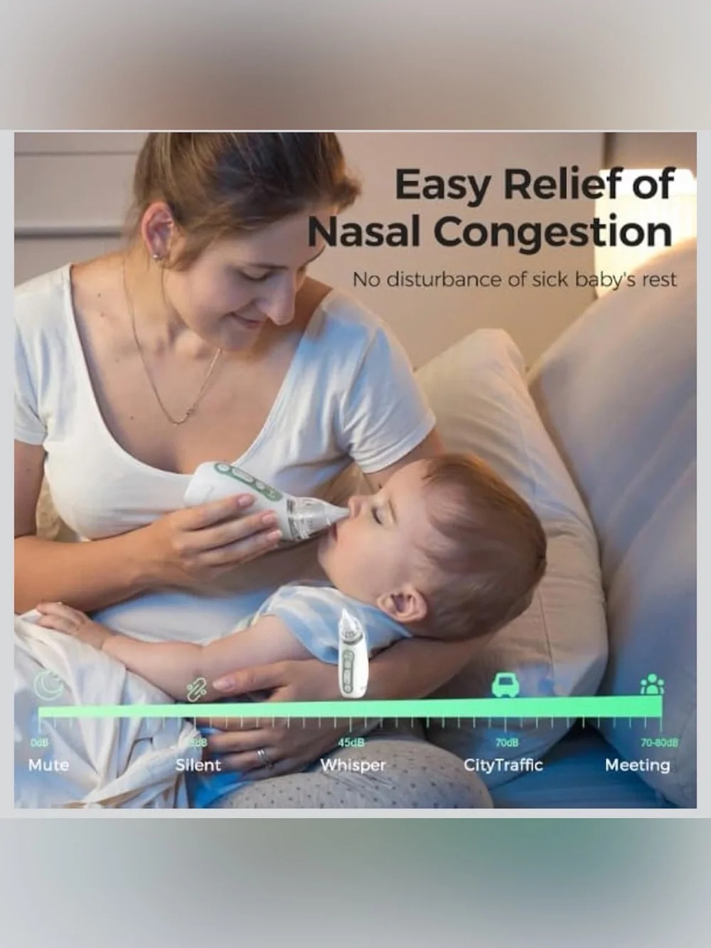 Momcozy Baby Nasal Aspirator - Green